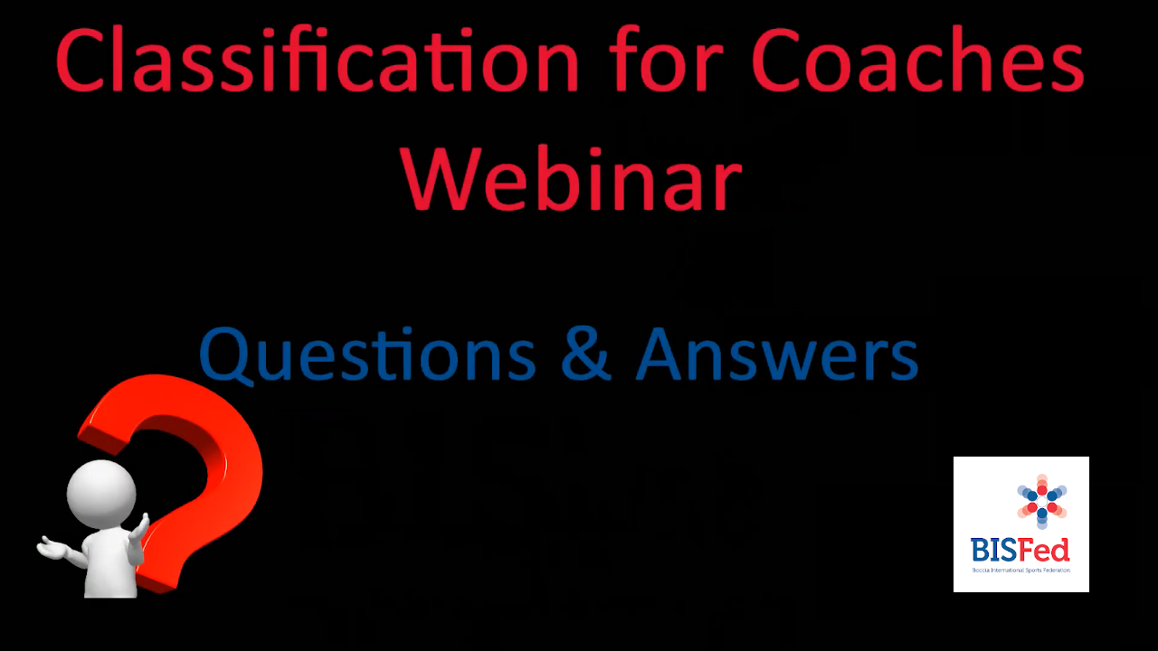 BISFed Classification for Coaches Webinar