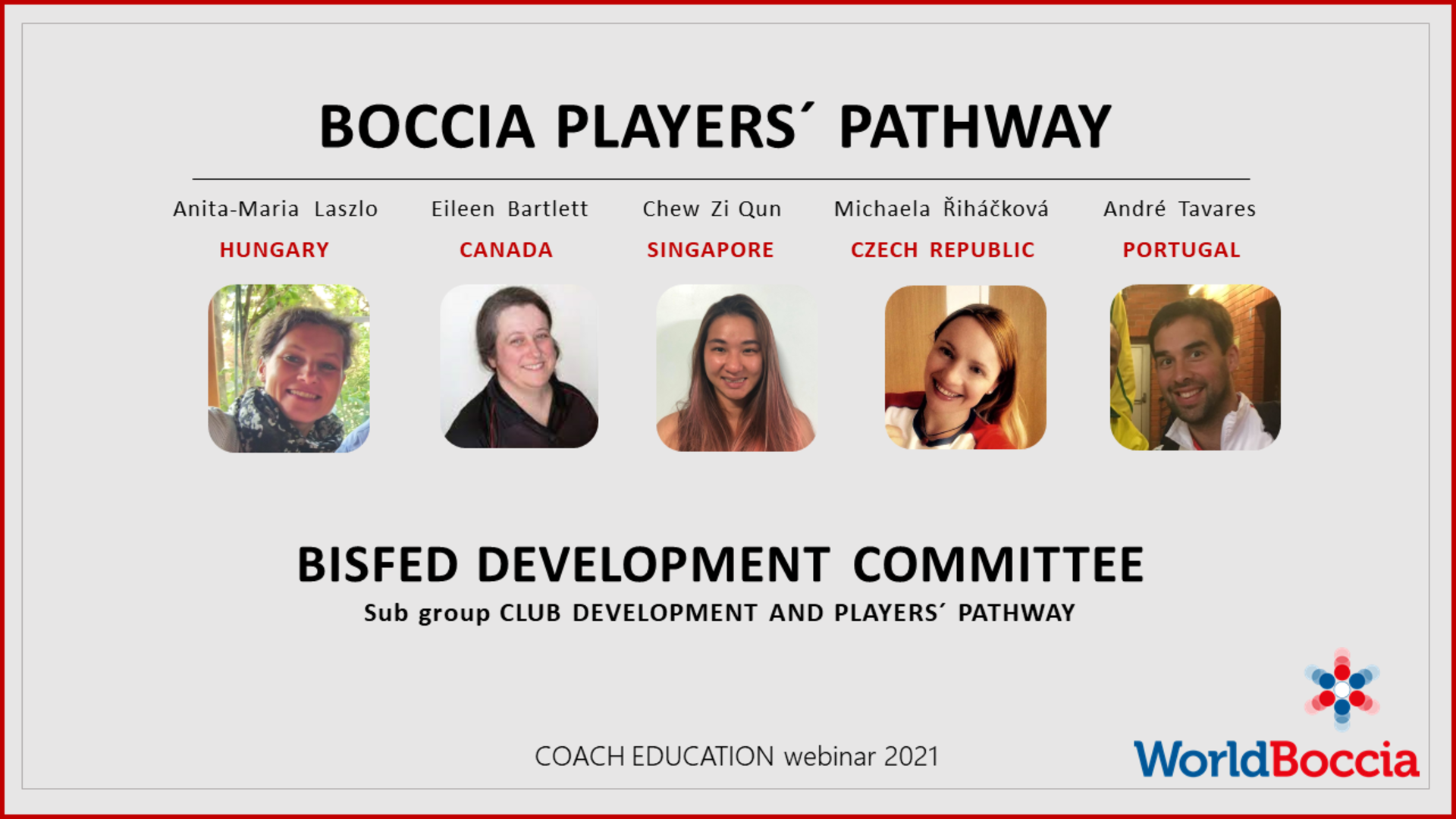 Coach Development Webinar 2021 - Players' Pathway