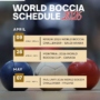 World Boccia Schedule 2026