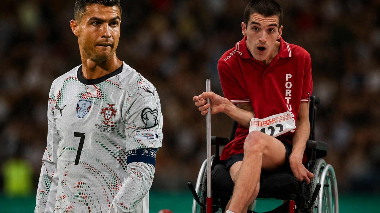 Cristiano Ronaldo and Andre Ramos