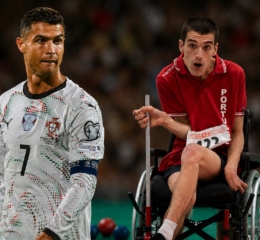 Cristiano Ronaldo and Andre Ramos