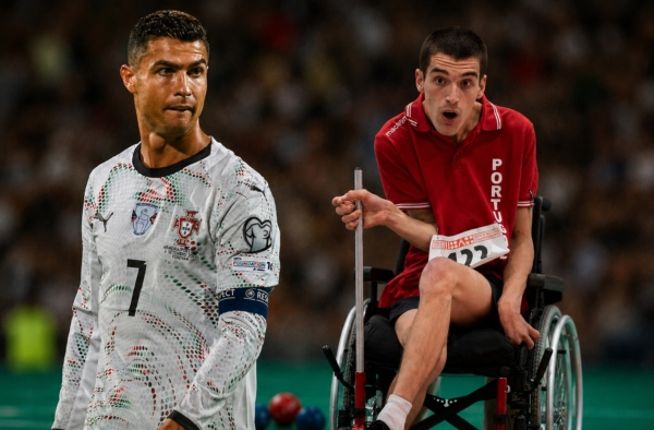 Cristiano Ronaldo and Andre Ramos